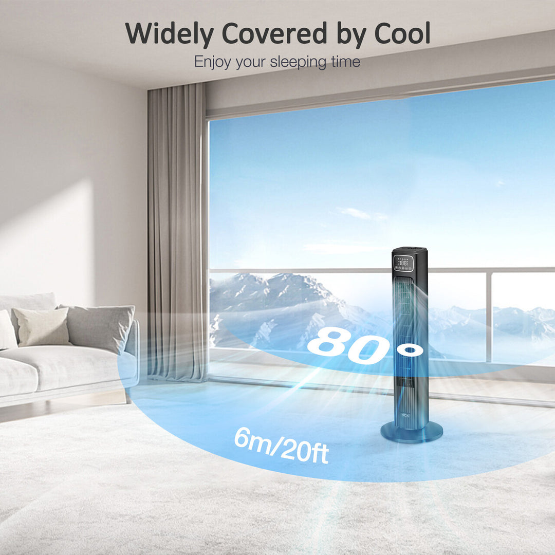 VCK 80° Oscillating Fans with Remote